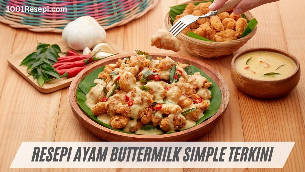 Cover Resepi Ayam Buttermilk Simple