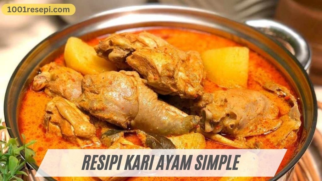 Cover Resipi Kari Ayam Simple